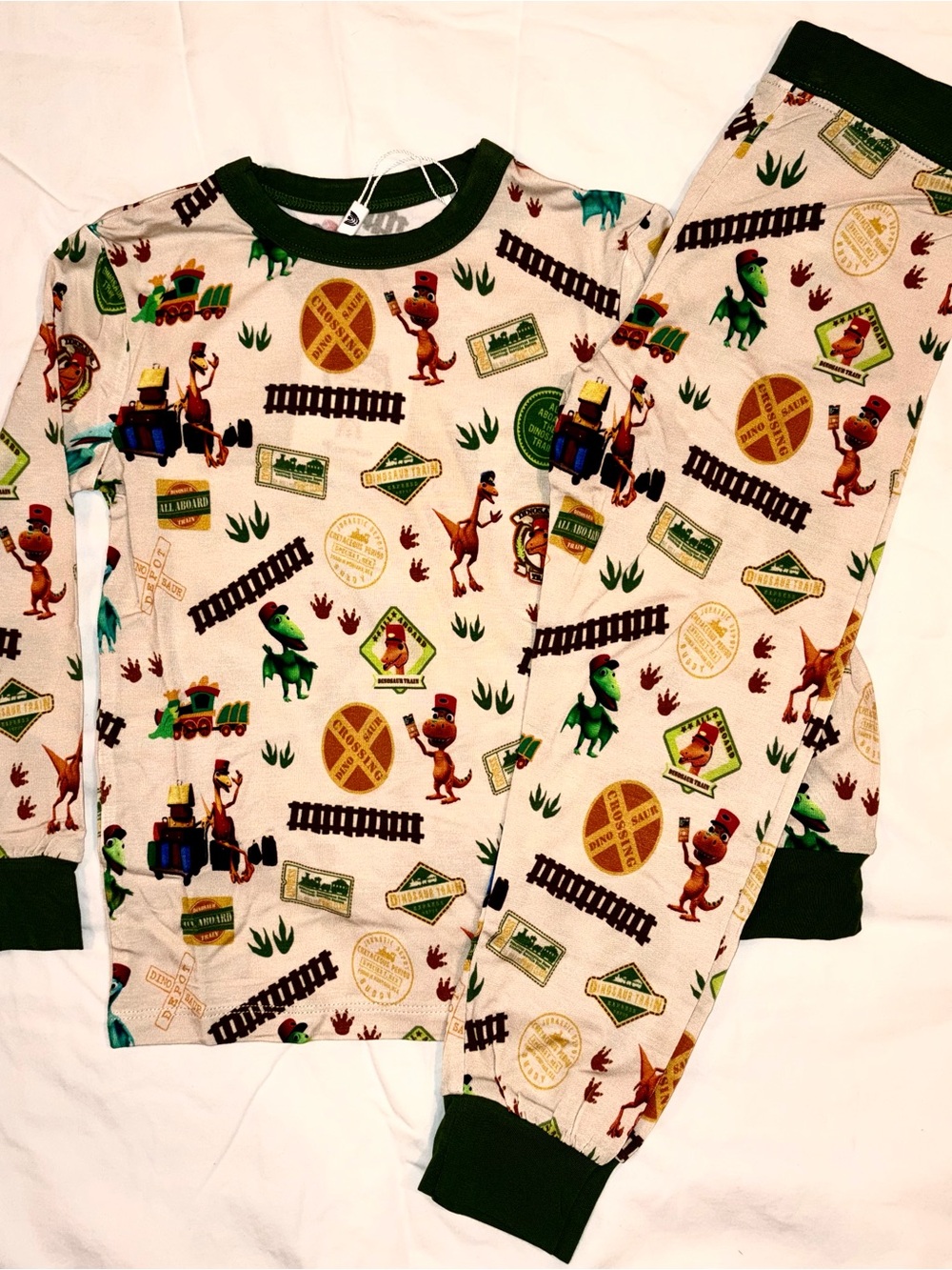 Emerson and Friends Dinosaur Train bamboo pajamas sz 2T NWT